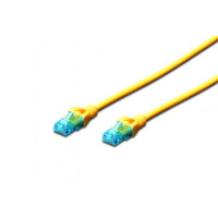 Патч-корд 2E CAT 5e, UTP, 1м, 26AWG, RJ45, 7/0.16, Cu, LSZH, жовтий