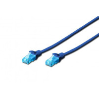Патч-корд 2E CAT 5e, UTP, 3м, 26AWG, RJ45, 7/0.16, Cu, LSZH, синій