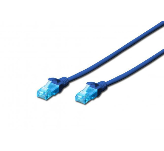 2E Network SCS Патч-корд 2E CAT 5e, UTP, 5м, 26AWG, RJ45, 7/0.16, Cu, LSZH, синій