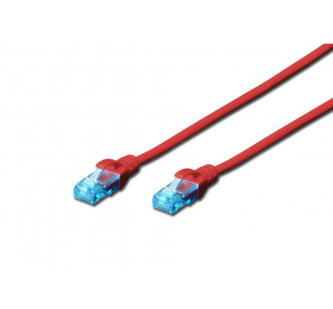2E Network SCS Патч-корд 2E CAT 5e, UTP, 5м, 26AWG, RJ45, 7/0.16, Cu, LSZH, червоний