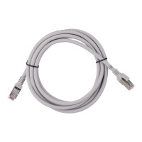 Патч-корд 2E САТ 5e, FTP, 3м, 26AWG, RJ45, 7/0.16, Cu, LSZH, сірий