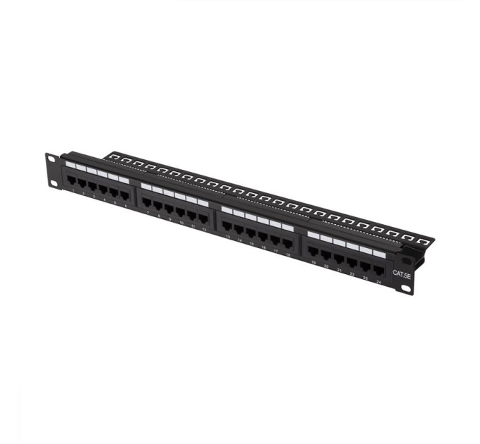 2E Network SCS Патч-панель 2E САТ 5e, UTP, 19", 1U, 24 порти, зібрана