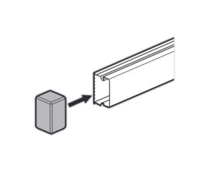 Legrand SCS Заглушка Legrand до міні-каналу DLP-S, 24x14мм