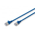 DIGITUS SCS Патч-корд DIGITUS CAT 6a S-FTP, 0,25м, AWG 26/7, Cu, LSZH, синій
