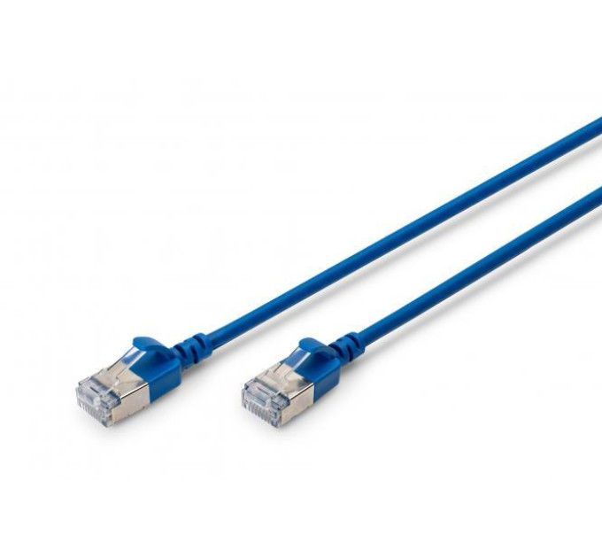 DIGITUS SCS Патч-корд DIGITUS CAT 6a S-FTP, 0,25м, AWG 26/7, Cu, LSZH, синій