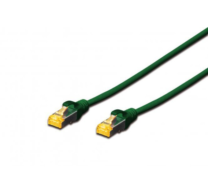 DIGITUS SCS Патч-корд DIGITUS CAT 6a S-FTP, 0,25м, AWG 26/7, Cu, LSZH, зелений