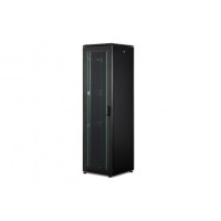 Шафа DIGITUS 19", 42U, Network Unique, передні двері зі склом, 600x600 мм, 1200кг максимально, чорна