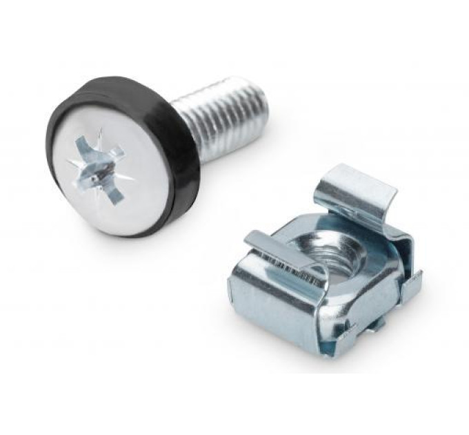 DIGITUS SCS Кріпильний набір DIGITUS M6 Screws&Nuts, 50 pcs., silver