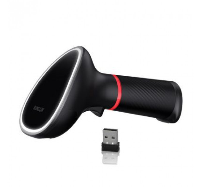 Сканер штрих-коду Sunlux XL-9600 2D без підставки з USB-адаптором (20506)