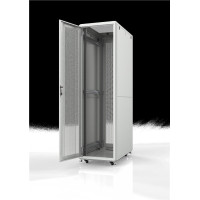Шафа MIRSAN 19", 36U, GTS, перфорація 63%, 800x1100 мм, максимально 2000 кг, сіра