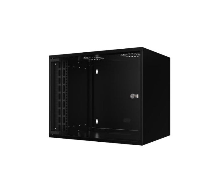 Mirsan Шафа MIRSAN 19", 12U, SOHO, 535x600 мм, максимально 30 кг, чорна