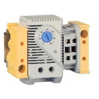 Термостат ZPAS 220V, AC, 6А, замикаючий, на DIN рейці,  для вентилятора