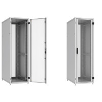 Шафа ZPAS 19", 18U, SZB IT, одностулкові передні та задні перфоровані двері, 600x800 мм, максимально 1000кг, чорна