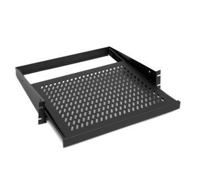 Zpas Полиця ZPAS 19", 2U, висувна, глибина 455 мм, чорна