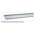 Zpas Швелер ZPAS 19", 24U, до шафи SJB, ПВХ, 60мм