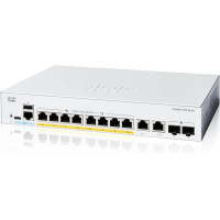 Комутатор Cisco Catalyst 1200 8xGE, PoE, Ext PS, 2x1G Combo