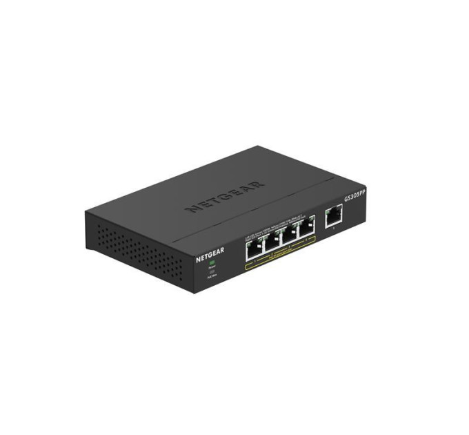 NETGEAR SMB Комутатор NETGEAR GS305PP 5xGE (4xPoE), 83Вт, Некерований