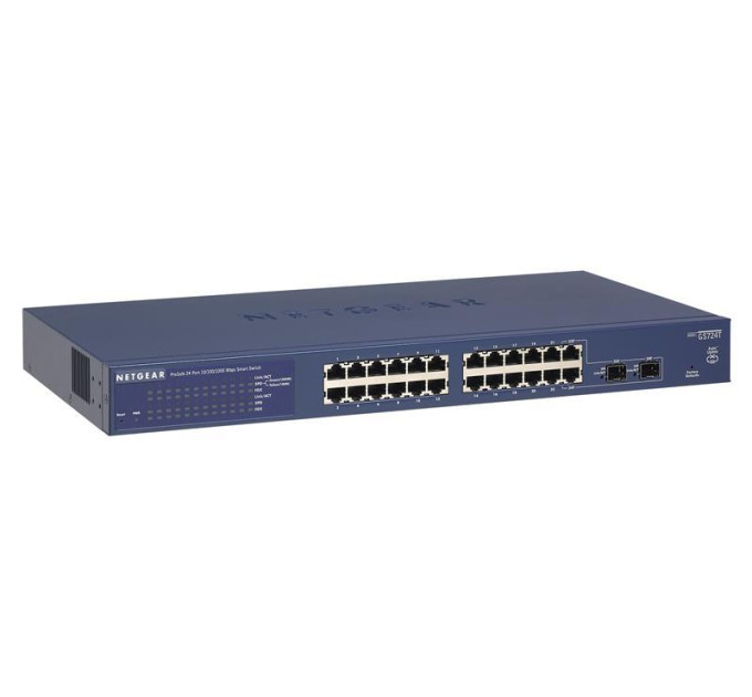 NETGEAR SMB Комутатор NETGEAR GS724T 24xGE, 2xSFP, Керований L2