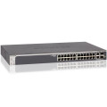NETGEAR SMB Комутатор NETGEAR GS728TXP 24xGE PoE, 2x10GE, 2xSFP+, 195Вт, Керований L2