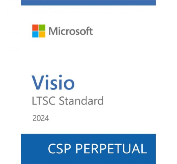 Microsoft Офісний додаток Microsoft Visio LTSC Standard 2024 Commercial Software, Perpetual (DG7GMGF0PN42_0002)