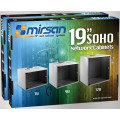 Mirsan Шафа MIRSAN 19", 9U, SOHO, 535x300 мм, максимально 30 кг, чорна