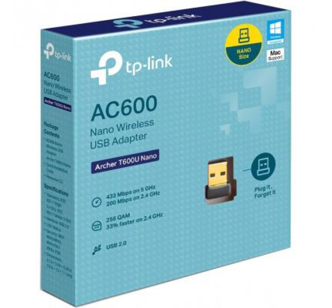 Мережева карта Wi-Fi TP-Link ARCHER-T600U-NANO