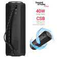 2E Акустична система 2E SoundXTube Plus TWS MP3 Wireless Waterproof Black (2E-BSSXTPWBK)