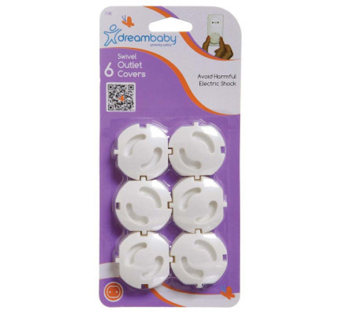 DreamBaby Заглушка для розетки DreamBaby велика EURO 6 шт (G140)