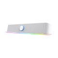 Trust Peripherals Акустична система Trust GXT 619 Thorne Саундбар, USB/AUX,  RGB, білий