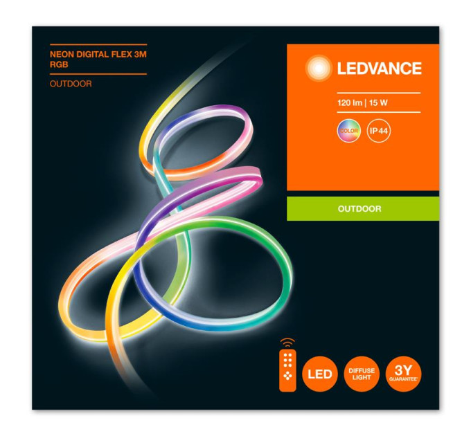 LEDVANCE Lighting Світлодіодна стрічка LEDVANCE NEON DIGITAL FLEX кольорова, 3м