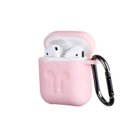Чохол 2Е для AirPods (Gen 1-2, 2016-2019), Pure Color Silicone Imprint (3.0mm), рожевий світлий