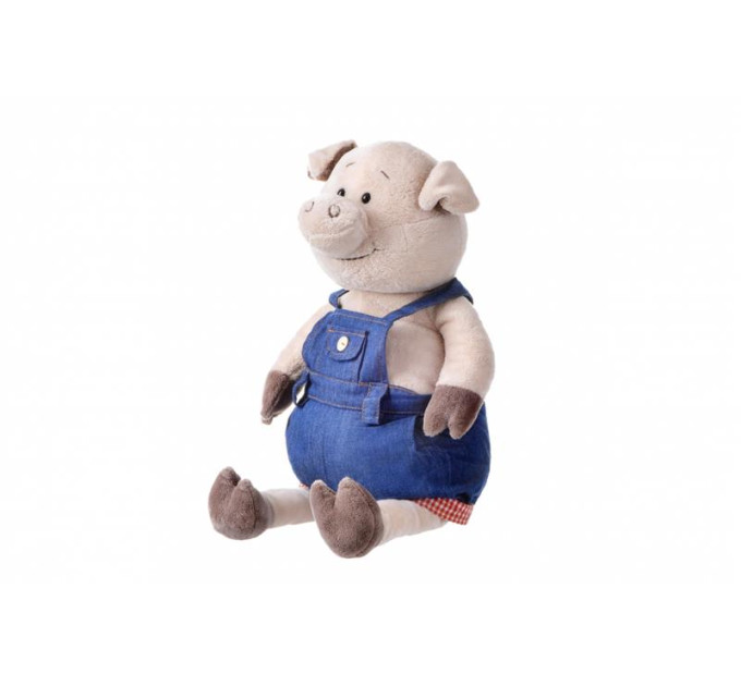 Same Toy М'яка іграшка Same Toy Свинка у джинсовому комбінезоні 45см