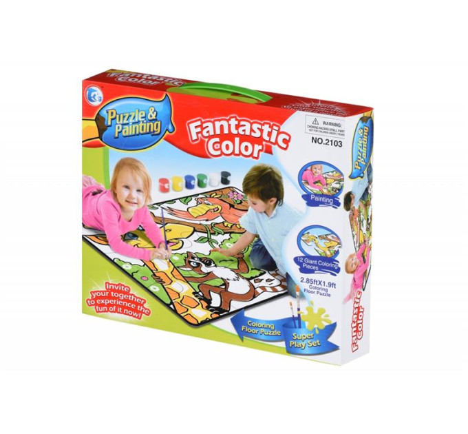 Same Toy Пазл-розмальовка Same Toy Джунглі 12ел