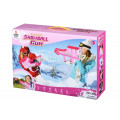 Same Toy Іграшкова зброя Same Toy 2в1 Бластер м'ячик/сніг 45см, рожевий