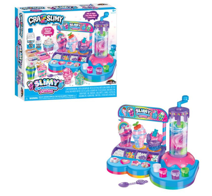 Cra-Z-Art Слайм Cra-Z-Art Slimy Creations Studio, набір 40од