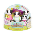 Li`l Woodzeez Набір фігурок Li'l Woodzeez Сім'я Корів 4од, книжка EN