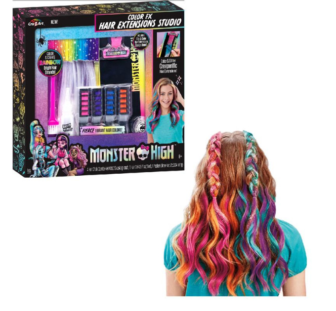 Cra-Z-Art Набір для творчості Cra-Z-Art Monster High Colour FX Студія нарощування волосся