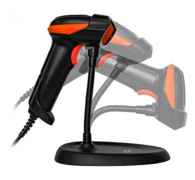 Сканер штрих-коду ІКС 3209/2D RS232, stand, BLACK (ІКС-3209-2D-RS232)