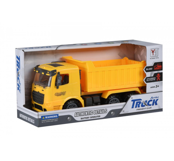 Same Toy Машинка інерційна Same Toy Truck Самоскид жовтий