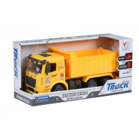 Машинка інерційна Same Toy Truck Самоскид жовтий з наліпками