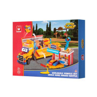Конструктор Super Wings Small Blocks Buildable Vehicle Set вантажівка і магазин