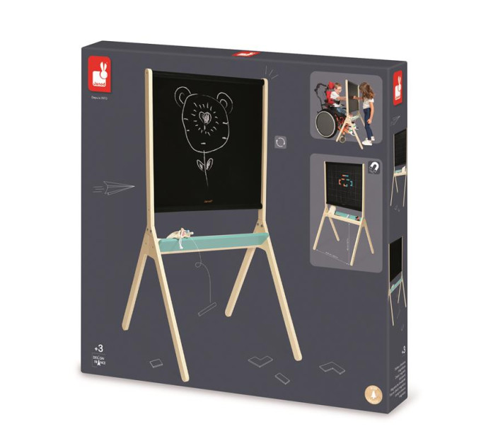 Janod Двосторонній мольберт Janod магнітний
