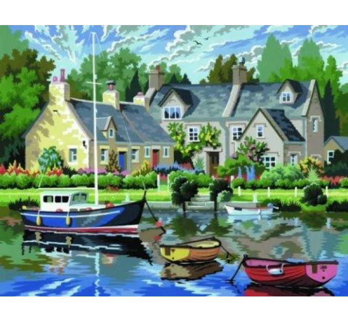 Sequin Art Набір для творчості Sequin Art Painting by numbers Senior Спокійна гавань 39*30см