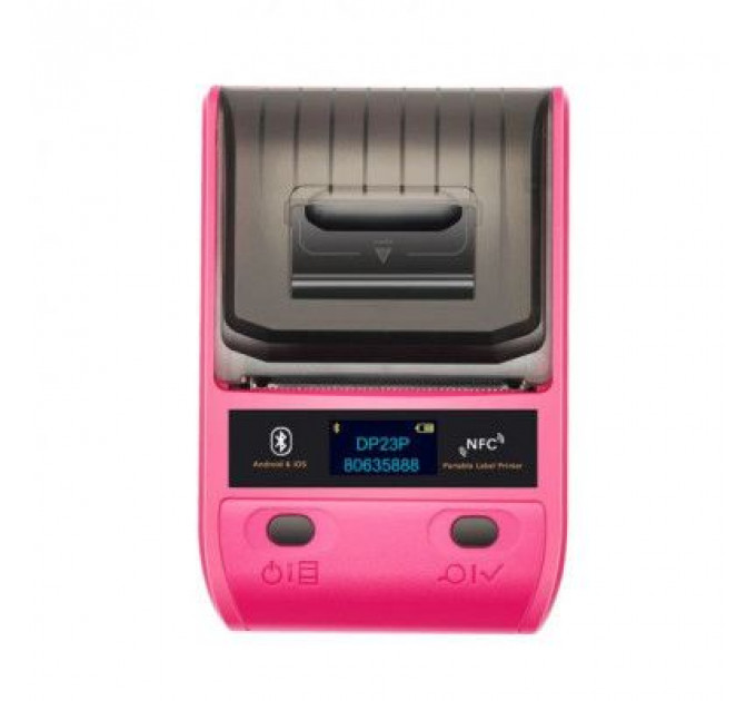 Принтер етикеток UKRMARK AT 10EW USB, Bluetooth, NFC, pink (900339)