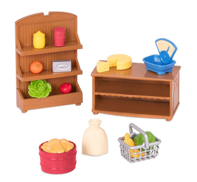 Li`l Woodzeez Набір аксесуарів Li'l Woodzeez Продуктові полички
