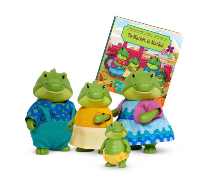 Li`l Woodzeez Набір фігурок Li'l Woodzeez Сім'я Крокодилів 4од