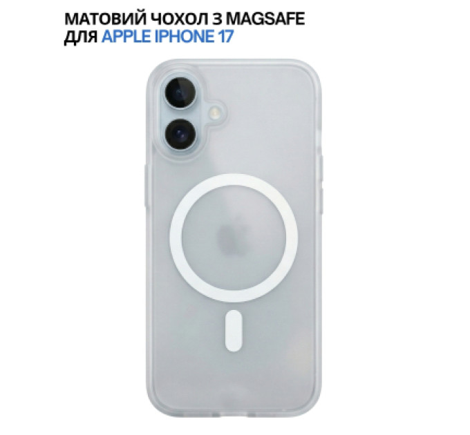 BeCover Чохол до мобільного телефона BeCover FIBRA Aeris MagSafe Apple iPhone 17 (715361)