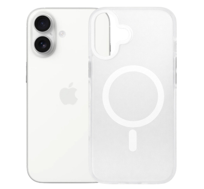 BeCover Чохол до мобільного телефона BeCover FIBRA Shock-Proof MagSafe Apple iPhone 17 White (715448)