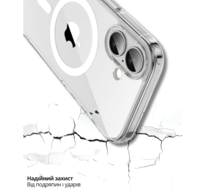 BeCover Чохол до мобільного телефона BeCover FIBRA Crystal MagSafe Apple iPhone 17 (715366)
