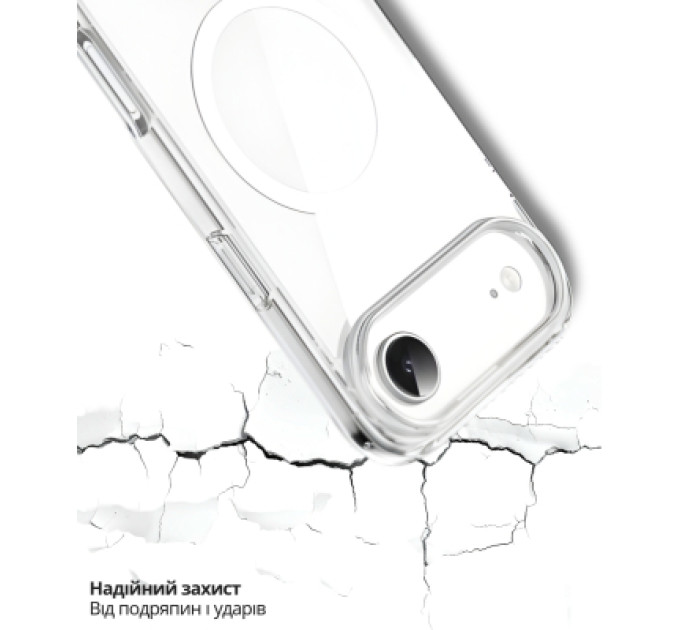 BeCover Чохол до мобільного телефона BeCover FIBRA Crystal MagSafe Apple iPhone 17 Air (715367)